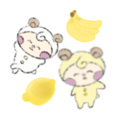 [LINEスタンプ] フルーツメリーちゃん