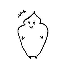 [LINEスタンプ] デフォルト風 デジャブ しろいの