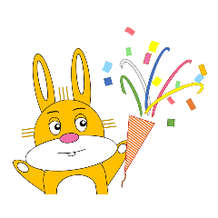 [LINEスタンプ] うさぎのウニーと仲間たち1