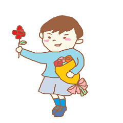 [LINEスタンプ] 生活を楽しむ少年