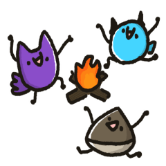 [LINEスタンプ] 限界の人々は毎日自分自身を救います