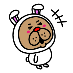 [LINEスタンプ] 「うさオジ」のよく使うスタンプの画像（メイン）