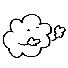 [LINEスタンプ] わた雲さん2