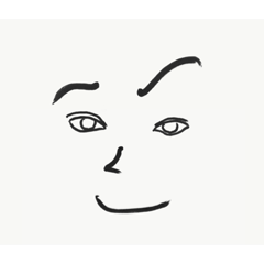 [LINEスタンプ] 眉毛の角度