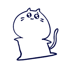 [LINEスタンプ] ぴえん顔のねこ