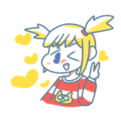 [LINEスタンプ] かわいい女児スタンプ