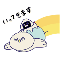 [LINEスタンプ] 「おぱんちゅん」と「おにぎりぃぬ」