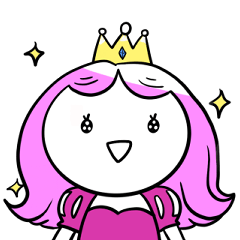 [LINEスタンプ] 今日も姫はピンクピンク