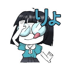 [LINEスタンプ] おもしろかわいい☆ねこ男子とメガネ女子