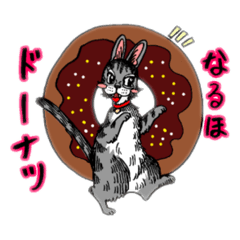 [LINEスタンプ] アメショ☆日常使うダジャレスタンプ