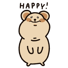 [LINEスタンプ] i'm happy quakka