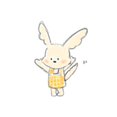 [LINEスタンプ] 今日も耳の長いのわんこ