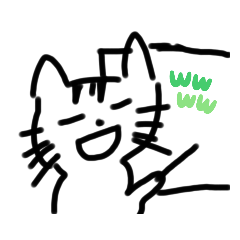 [LINEスタンプ] 変な猫猫猫ちゃん