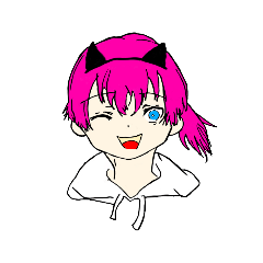 [LINEスタンプ] 明るい髪の女の子