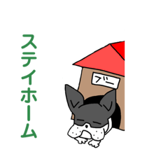 [LINEスタンプ] 犬のスタンプ フレンチブルのブーと仲間達