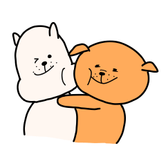 [LINEスタンプ] にこいちわんこ