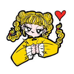 [LINEスタンプ] 可愛権化堂
