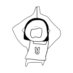 [LINEスタンプ] おかぱのおぱこ