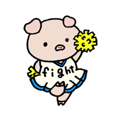 [LINEスタンプ] ぶたのとみさん。