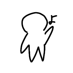 [LINEスタンプ] 人類！щ(゜▽゜щ)