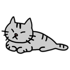 [LINEスタンプ] ブラックねこのみーちゃん