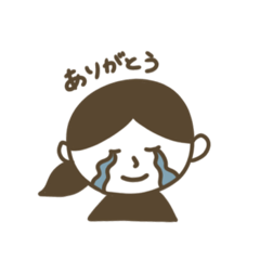 [LINEスタンプ] 【丁寧】使える！やさしい女の子のスタンプ