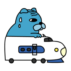 [LINEスタンプ] ブルーブルドッグ1