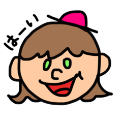 [LINEスタンプ] 使えるFACEスタンプ【おんなのこ】