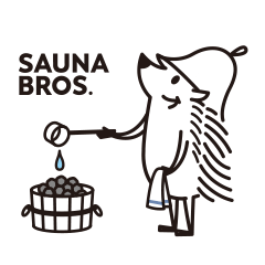 [LINEスタンプ] SAUNA BROS.ピースくんスタンプ2