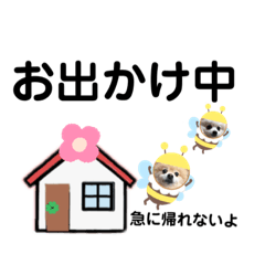 [LINEスタンプ] ポメぽめハッチの日常会話