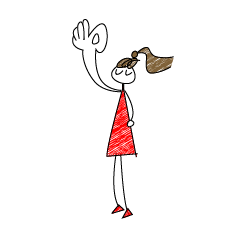 [LINEスタンプ] フランスの女の子   日常編