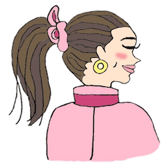 [LINEスタンプ] 世界の女の子「シンプル英語」