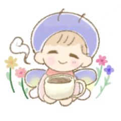 [LINEスタンプ] ちいさなほたるさん