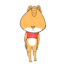 [LINEスタンプ] 色紙キャラ