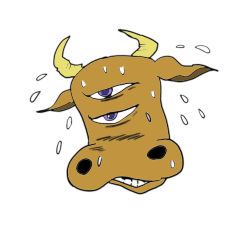 [LINEスタンプ] 牛頭2