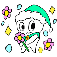 [LINEスタンプ] もっち、in.小人さん。