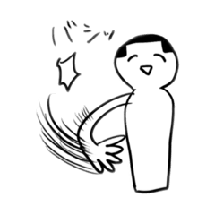 [LINEスタンプ] こけしのきもち