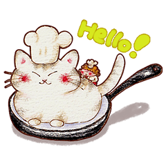 [LINEスタンプ] ムントくんと子猫のクック♪