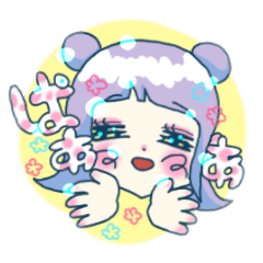 [LINEスタンプ] プラムちゃんのスタンプ1