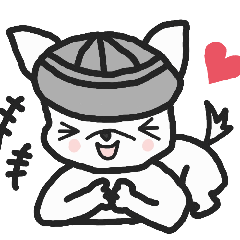 [LINEスタンプ] 黒い帽子が好きな『くろ』のスタンプ