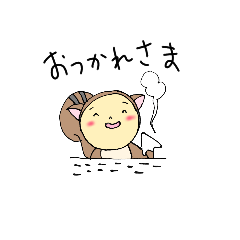 [LINEスタンプ] ほのぼのリス