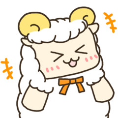 [LINEスタンプ] ひつじのもこめりさんと犬のわんくん 1