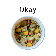 [LINEスタンプ] カップ麺 と 英語 ENGLISH