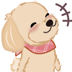 [LINEスタンプ] 飛び出す！ かわいい犬のマルちゃんの画像（メイン）