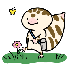 [LINEスタンプ] ヒョウモンオオトカゲモドキのチョロちゃん