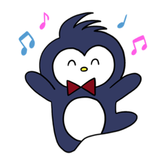 [LINEスタンプ] (日常会話)ペンギンのぺん太くん