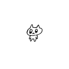 [LINEスタンプ] 存在感のないねこ