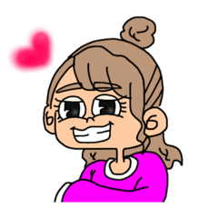 [LINEスタンプ] ストリート女子