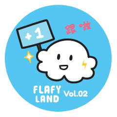 [LINEスタンプ] FLAFY LANDふわふわライトニング王国Vol.02