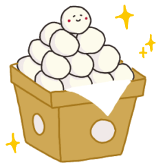 [LINEスタンプ] 日本のお菓子さん